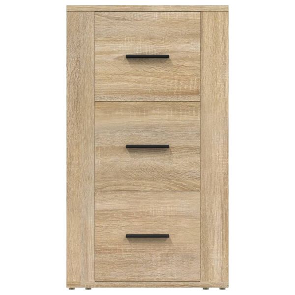 vidaXL Dressoir 40x33x70 cm bewerkt hout sonoma eikenkleurig