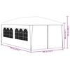 vidaXL Partytent 3x6 m wit