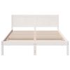 vidaXL Bedframe Wit 140 x 200 cm Massief grenenhout