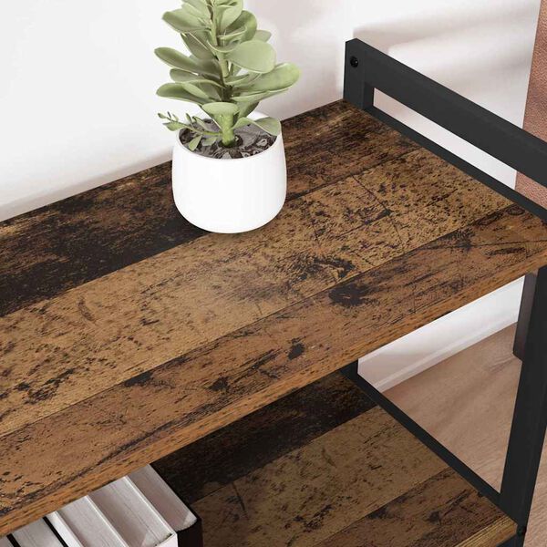 vidaXL Boekenkast Oud hout 40 x 30 x 85 cm Bewerkt hout