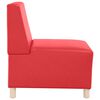 vidaXL | Modulaire Bankeenheid Armlos | Rood 55 x 74 x 82 cm Kunstleer