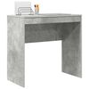 vidaXL Bureau Beton Grijs 80 x 40 x 76 cm