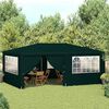 vidaXL Partytent met zijwanden professioneel 90 g/m&sup2; 4x6 m groen