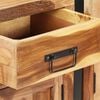 vidaXL Dressoir 172x35x80 cm acaciahout met honingkleurige afwerking