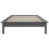 vidaXL Bedframe massief grenenhout grijs 90x200 cm