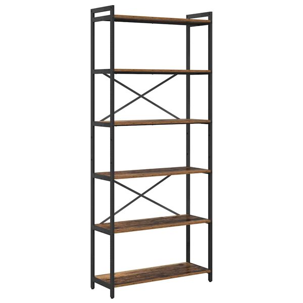 vidaXL Boekenkast Oud hout 40 x 30 x 85 cm Bewerkt hout