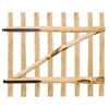 vidaXL Poort enkel 100x90 cm hazelaarhout