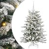 vidaXL Kunstmatige Inklapbare Kerstboom Wit 120 cm PE en PVC
