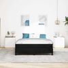 vidaXL Boxspringbed met matras Zwart 160 x 200 cm Stof
