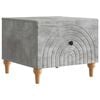 vidaXL Salontafel met lade Betongrijs 49 x 50 x 40 cm Bewerkt hout