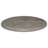 vidaXL Tafelblad &Oslash;40x2,5 cm marmer grijs