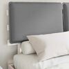vidaXL Bedframe met Gevoerd Hoofdgedeelte Lichtgrijs 140 x 200 cm