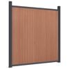 vidaXL Schuttingpaneel 180x186 cm HKC bruin