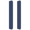 vidaXL Boxspring met matras stof blauw 140x190 cm