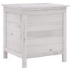 vidaXL Tuinbox 50x49x56,5 cm massief vurenhout wit