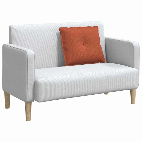 vidaXL Rugkussen Rood-oranje 60 x 50 cm Cordstof