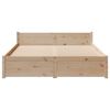 vidaXL Bedframe zonder matras massief grenenhout 120x200 cm