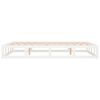 vidaXL Bedframe massief hout wit 180x200 cm
