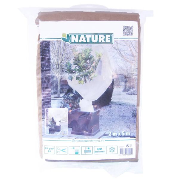 Nature Winterhoes 60 g/m&sup2; 2x5 m beige