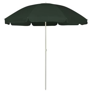 vidaXL Strandparasol 240 cm groen