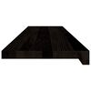vidaXL Traptreden 12 st 100x30x2 cm massief eikenhout donkerbruin