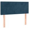 vidaXL Hoofdbord 90x5x78/88 cm fluweel donkerblauw