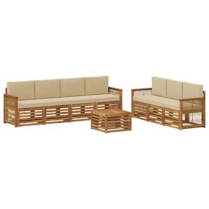 vidaXL Sofa-Sets 8 st Massief Acaciahout