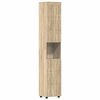 vidaXL Badkamerkastenset TULUM Sonoma Eiken 37 x 31,5 x 203 cm