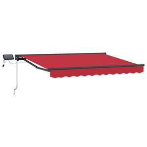 vidaXL Handmatige Luifelhouder met LED's 3 x 2,5 m