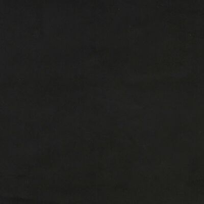 vidaXL Hoofdbord met randen 203x16x118/128 cm fluweel zwart