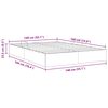 vidaXL Opslag bed met matras met hoofdeinde Roze 140 x 190 cm Fluweel