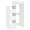 vidaXL Waskast Set met opslag 2 st Wit Geconstrueerd hout