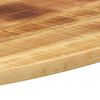 vidaXL Tafelblad ovaal 100x50x2,5 cm massief mangohout