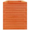 vidaXL Plantenbak 90x40x45,5 cm massief grenenhout wasbruin