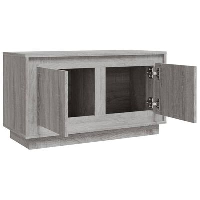 vidaXL Tv-meubel 80x35x45 cm bewerkt hout grijs sonoma eikenkleurig