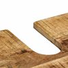 vidaXL Badkamermeubelset met plank 4 pcs Bruin Massief Mango Hout