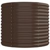 vidaXL Plantenbak 224x80x68 cm gegalvaniseerd staal bruin