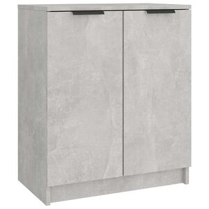 vidaXL Schoenenkast 59x35x70 cm bewerkt hout betongrijs