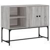 vidaXL Dressoir 100x40x79,5 cm bewerkt hout grijs sonoma eikenkleurig