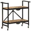 vidaXL Keukentrolley 87x36x81 cm massief mangohout