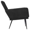 vidaXL Fauteuil 62x79x79 cm fluweel zwart