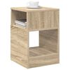 vidaXL Bijzettafel 2 pcs Sonoma Eiken 30,5 x 30 x 45 cm Bewerkt hout