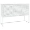 vidaXL Dressoir 105x35x75 cm staal wit