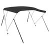 vidaXL Biminitop 3 bogen 183x140x137 cm zwart
