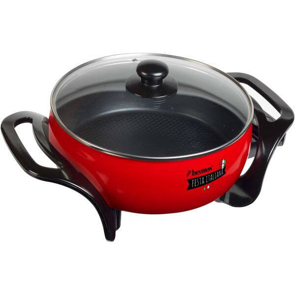 Bestron Hapjespan elektrisch APP800 rood