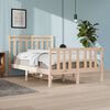 vidaXL Bedframe massief hout 120x190 cm