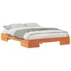 vidaXL Bedframe Bruin 140 x 200 cm