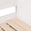 vidaXL Slaapbank met onderschuifbed 90x190 cm massief grenenhout wit