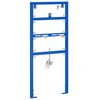 vidaXL Wandsteun voor urinaalsysteem Blauw 50 x 3 x 112 cm