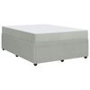 vidaXL Bedframe met matras Lichtgrijs 160 x 200 cm Stof